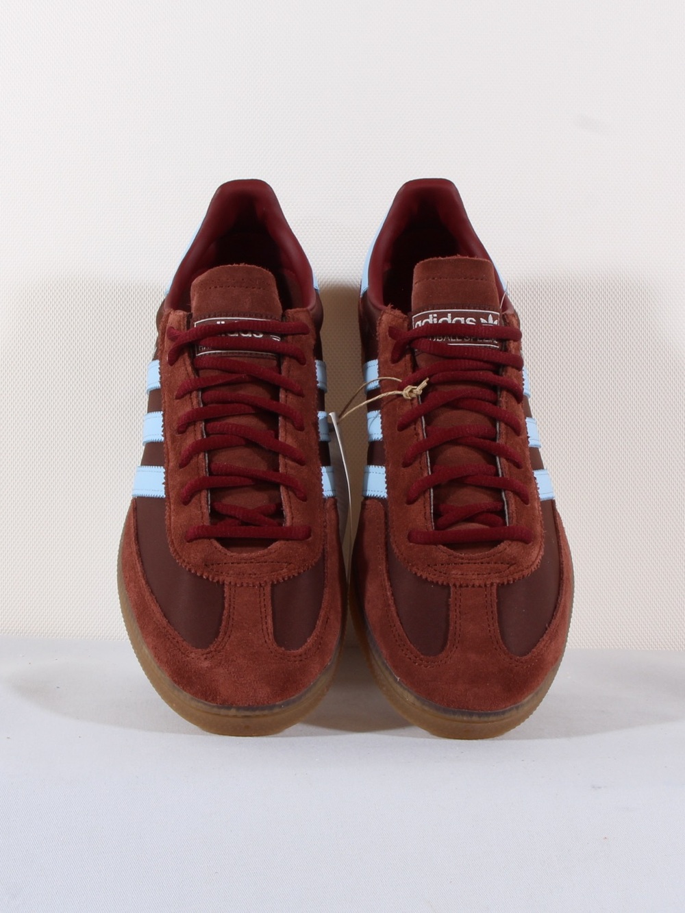 adidas Handball Spezial Fox Brown & Light Blue Suede Sneaker NWT NIB